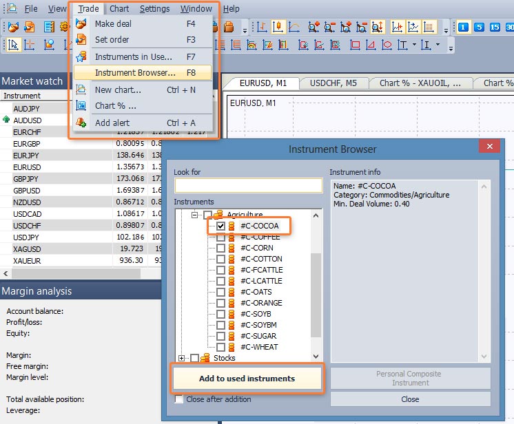 Add New Trading Instruments Add New Trading Instruments